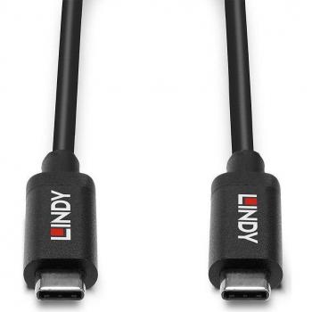 Lindy 43308 Cable USB-C 5m USB 3.2 Gen 2 Negro