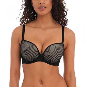 Freya Women's Tailored Plunge Push-Up T-Shirt Bra - Black - Size 32E