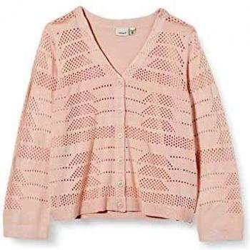 NAME IT Nkfhannia 3/4 SL Short Knit Card Suéter cárdigan, Potpourri, 134-140 para Niñas