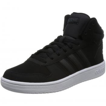 adidas Men's Vs Hoops Mid 2.0 Basketball Shoes, Core Black/Carbon, 7.5 UK 41 1/3 EU