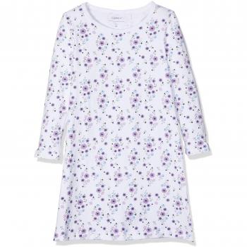 NAME IT Nkfnightgown Noos, Camisón para Niñas, Mauve Mist, 128
