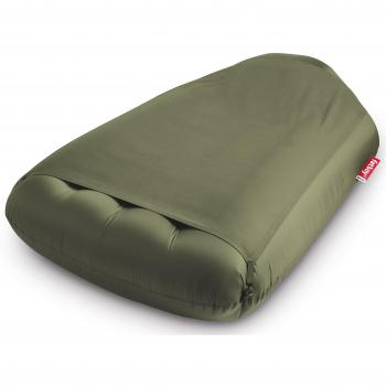 lamzac Fatboy L Deluxe Olive Green - Fácil de inflar I con Mochila práctica para guardarlo I No Necesita inflador I Revestimiento Impermeable para Utilizar en Cualquier Lugar