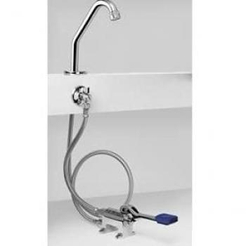 Kit de Grifo de Pedal con Caño Giratorio y Mezclador Progresivo Idral