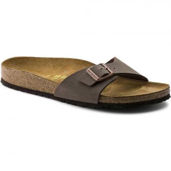 Birkenstock Madrid Unisex Slide Sandals - Mocha Brown Birkibuc