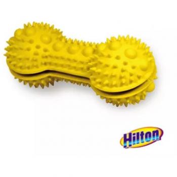 Juguete para perros Hilton Flax Rubber Amarillo Caucho (1 Pieza)