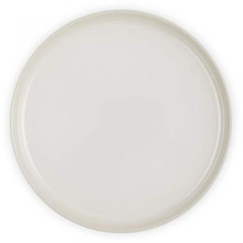 Plato Llano Cerámico Coupe Le Creuset 22 cm Meringue