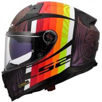 LS2 FF811 Vector II Casco Integral - Verde Lila (4XL 67 68)
