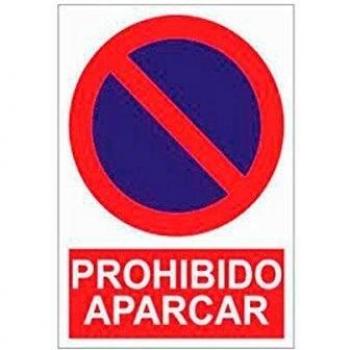 Cofan Señal poliestireno Prohido aparcar 420x297mm