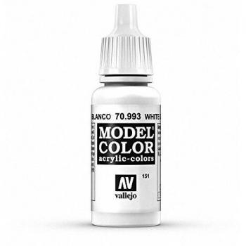 Vallejo Model Color Acrylic 17ml 993 White Grey FS36628