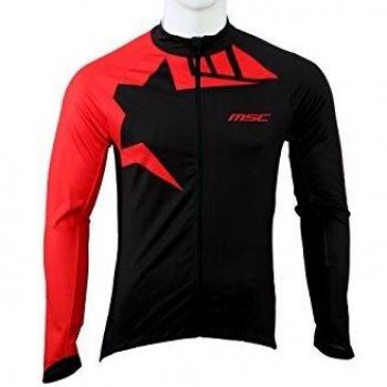 MSC Bikes Chtermord Chaqueta, Hombre, Rojo/Negro, M