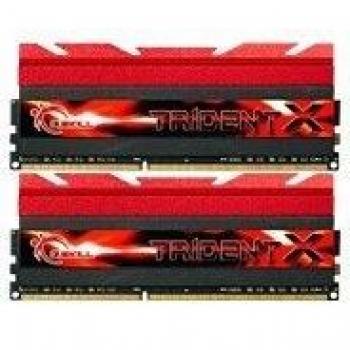 Gskill f32400c9d8gtxd memoria ram de 8 gb ddr3 2 x 4 gb 2400 mhz cl9 rojo