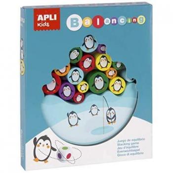 APLI Kids - Pingüinos Juego de Equilibrio, Multicolor, 17203