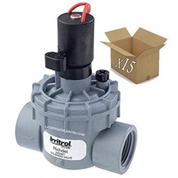 Paquete de 15 Electroválvulas de Riego Irritrol 2400MT 1 24V – Control Eficiente del Agua para Sistemas de Riego Automático