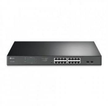 TP-Link JetStream TL-SG1218MPE 16-Port Gigabit PoE Switch with 2 SFP Combo Slots for 19-inch Rack
