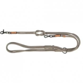Correa de cuero ajustable Trixie Be Nordic gris