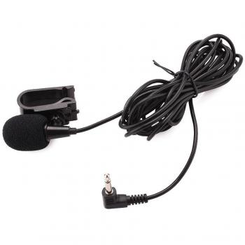 Sedeta® Enchufe de 3.5mm Jack Mini micrófono estéreo externo Mic con el clip de la camisa del collar del lazo para el coche