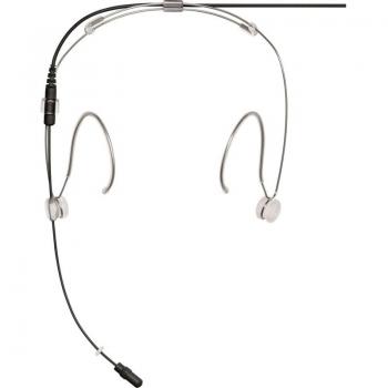 Shure DuraPlex DH5 Omnidirectional Headset Microphone, MTQG/TA4F, Black