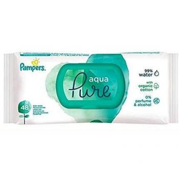 Pampers 81691047 - Aqua pure toallitas húmedas, unisex