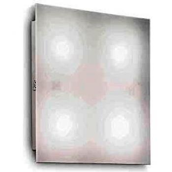 Plafón Moderno Blanco 4 Luces Empotradas GX53 3000K Ideal Lux