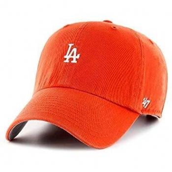 47Brand Los Angeles Dodgers Orange Base Runner Clean up - Gorra