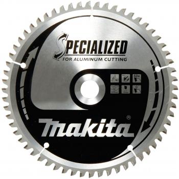 Sierra circular Makita 190 mm x 30 mm x 60 dientes especializada para aluminio