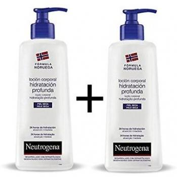 Neutrogena Loción corporal hidratación profunda piel seca Duplo 2x1