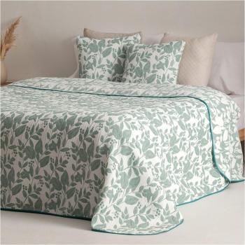 Colcha jacquard reversible Salvi con diseño floral y ligera para entretiempo