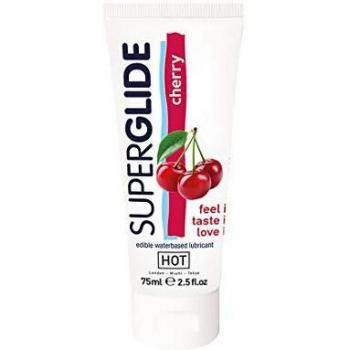 Hot superglide lubricante comestible cereza