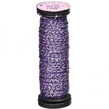 Kreinik Fine Metallic Braid #8 11yd-Lavendartric