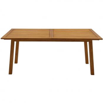 Miliboo - Mesa de jardín extensible de madera maciza 180-240 cm mayel