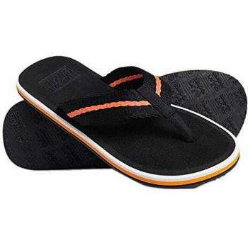 Superdry Chanclas tricolor negro 02A, color Negro, talla 40/41 EU