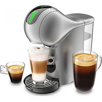 Cafetera de Cápsulas Krups Genio S Touch 0.8L 15 Bares con Espumador de Leche Plata