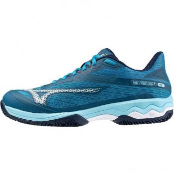 Mizuno Wave Exceed Light 2 CC Zapatilla Tierra Batida Hombres - Azul Oscuro, Azul Claro