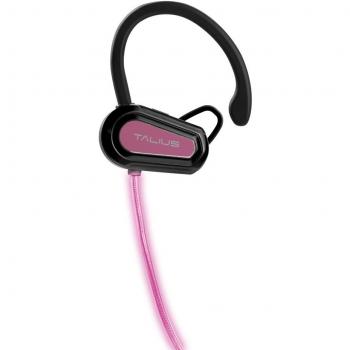 Talius EA-1004BT Auriculares Sport Bluetooth CSR 4.0, iluminacion led, Color Rosa