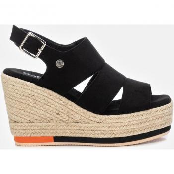 Refresh - Sandalias de cuña de mujer con cierre de hebilla
