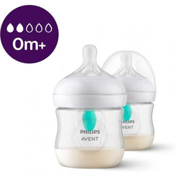 Philips Avent Natural Response AirFree Baby Bottle 125ml - Pack of 2