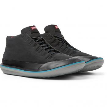 CAMPER Beetle PrimaLoft® Ankle Boots for Men - Black, Size 47, Cotton Fabric/Smooth Leather