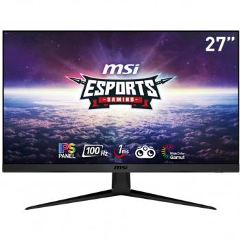 MSI Optix G271 27 Full HD IPS Gaming Monitor, 1920 x 1080, 1ms Response Time, 144Hz Refresh Rate, AMD FreeSync, HDMI/DP Inputs, VESA Mounting Support