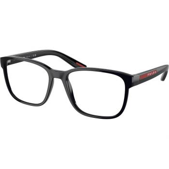 Prada Linea Rossa PS06PV 1AB1O1 Men's Eyeglasses Black Size 55 (Frame Only)