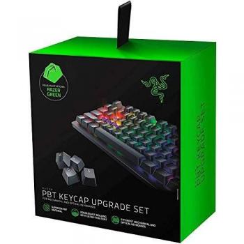 Set de Teclas PBT de Razer - Verde, Material PBT Superior, Moldeo Doubleshot con Fuente Ultra-Fina, Compatible con Disposiciones de Teclado Populares y Todos los Teclados Mecánicos y Ópt