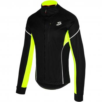 Spiuk Team Chaqueta, Hombre, Negro/Amarillo, L