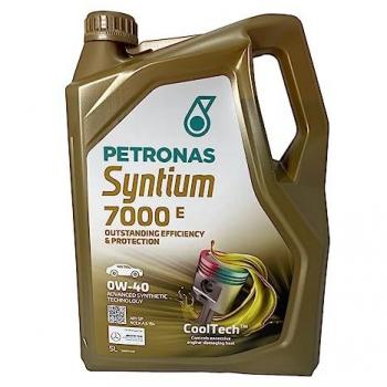 PETRONAS Syntium 7000 E Aceite de motor 0W40, 5 litros, MB229.5