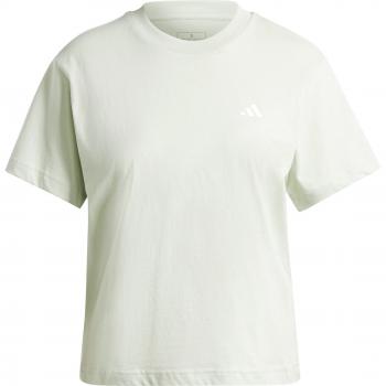 Camiseta Adidas Essentials Small Logo Mujer Verde de Manga Corta