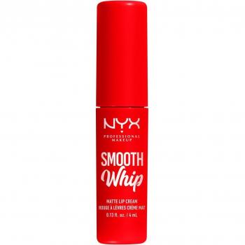 NYX Professional Makeup Smooth Whip Matte Lip Cream Velvet Lipstick with Smoothing Effect Shade 12 Icing On Top 4 ml