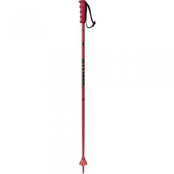 ATOMIC Redster Jr 1 Par de Bastones de esquí, Aluminio, Niños, Rojo/Negro, 95 cm