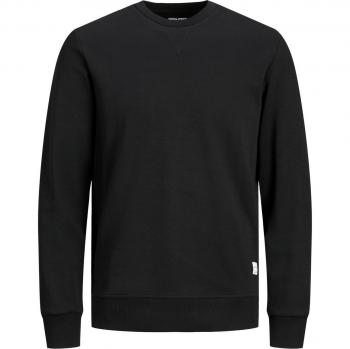 Jack & Jones Basic Black Crew Neck Sweatshirt for Men