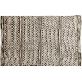Alfombra Geométrica Beige 120x170 cm