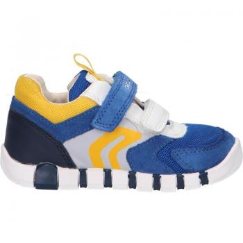 Deportivas de Niño y Niña GEOX B3555D 02214 B IUPIDOO C0335 ROYAL-YELLOW