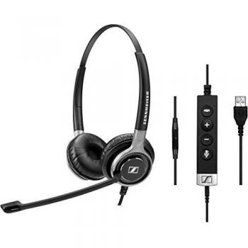 Sennheiser SC 665 - Auriculares de Diadema con micrófono de cancelación de Ruido