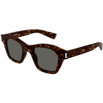 Saint Laurent SL592 002 Sunglasses, Brown, Female, Size: 47 MM